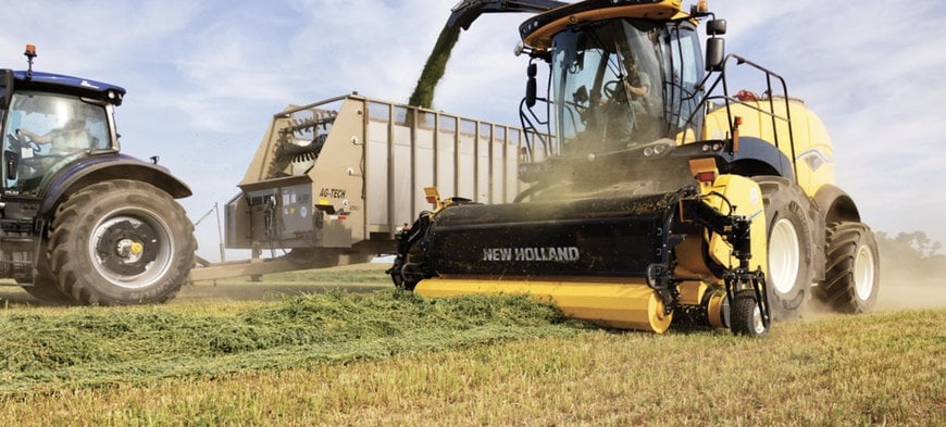 Model year 2025 New Holland FR Forage Cruiser self-propelled forage harvesters are benefiting from multiple upgrades